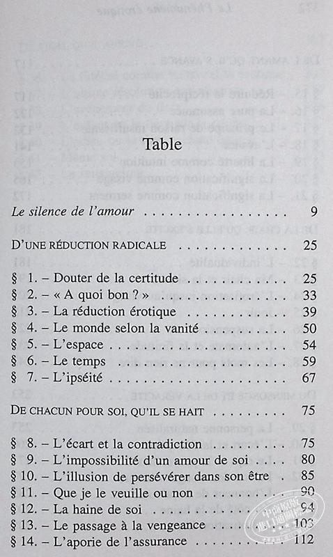 预售 【中商原版】情爱现象学 六个沉思 法文原版 Le Phenomene erotique Jean Luc Marion 法文社科哲学图书 商品图4