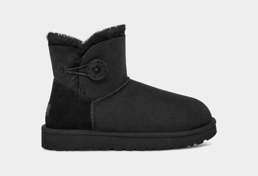 断码！UGG 女款纽扣短靴雪地靴 商品图1