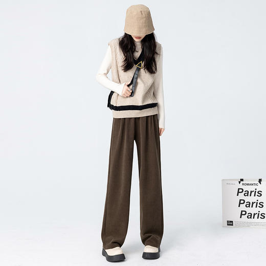 美拉德A字半身裙/山本裤，秋冬欧棉绒、中长款显高显瘦 商品图7