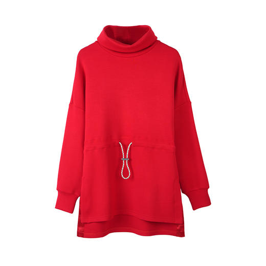 I'd爱帝女士时尚高领空气层长袖打底上衣 商品图7