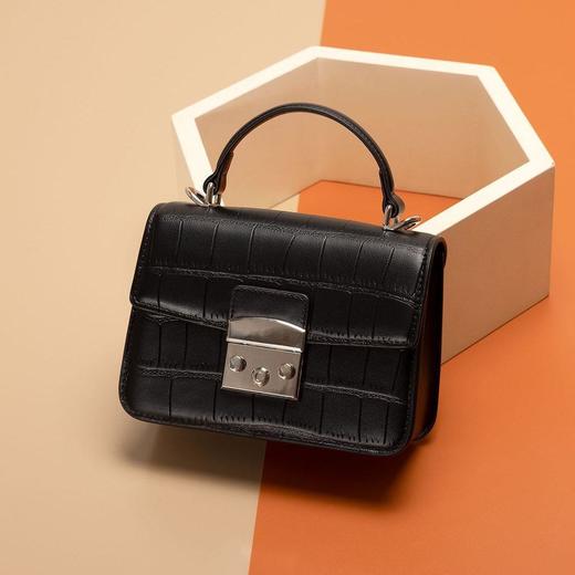 2023夏季新款韩版休闲风时尚洋气小巧精致小方包单肩斜挎手提女包 商品图4