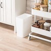 省空间塑料垃圾桶 白色 商品缩略图0