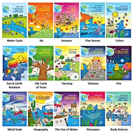 【带音频视频，5-12岁推荐】The World of Mister Water 水先生奇妙之旅礼盒装 赠口语卡、海报、奖励贴纸 商品图1