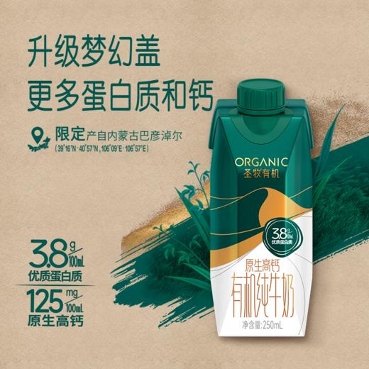 【礼盒装】圣牧有机纯牛奶全脂灭菌乳利乐梦幻盖 250ml*10盒*1箱 3.8g优质蛋白 125mg原生高钙 商品图1