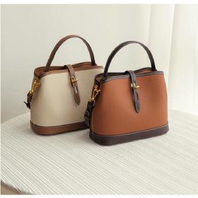 秋冬高级感百搭水桶包大容量单肩斜挎托特包秋冬通勤手提拎包潮