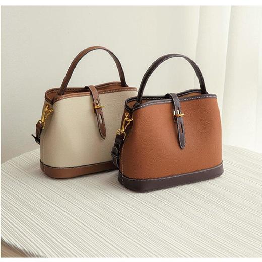 秋冬高级感百搭水桶包大容量单肩斜挎托特包秋冬通勤手提拎包潮 商品图0