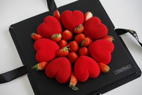 法式慕斯蛋糕 | 抹茶巧克力香草 - 心心相印