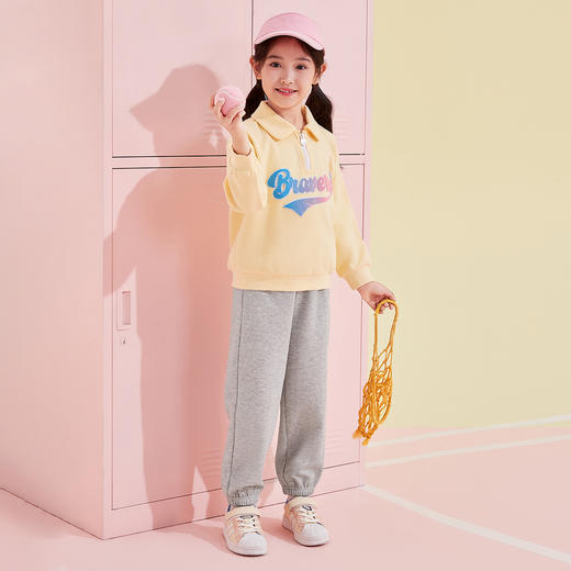 笛莎Deesha 童装女童套装2024春装新款长袖POLO领套装 商品图2