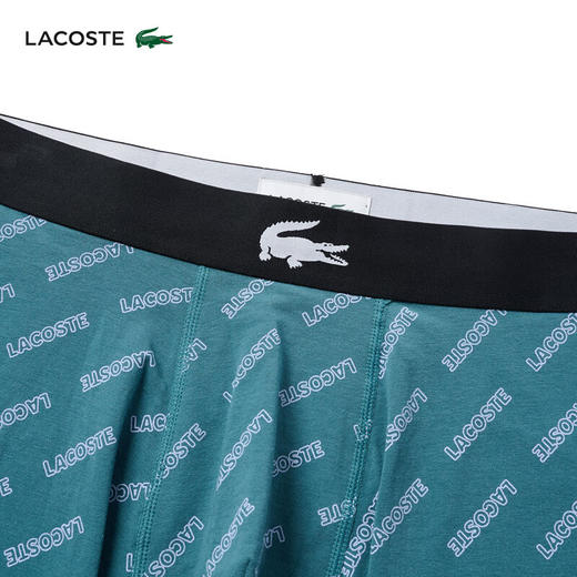 Lacoste法国鳄鱼男装新款舒适3条装平角内裤5H1774-10 商品图4