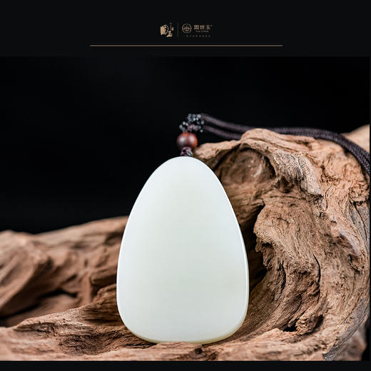 新疆国玉盟世玉和田玉白玉挂件（半壁江山）【带证书·顺丰物流】 商品图3