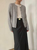 My Dearest｜1064SKGY STIMULATION MIDI SKIRT  [ 灰色侧开叉长半身裙] 商品缩略图1