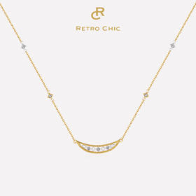 Moon Flower月之花系列 | 月牙湾项链