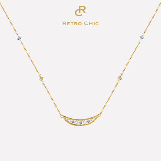 Moon Flower月之花系列 | 月牙湾项链 商品图0