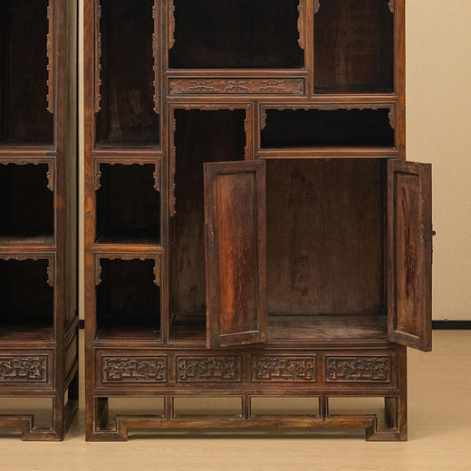 清 红木多宝阁（一对） 商品图2