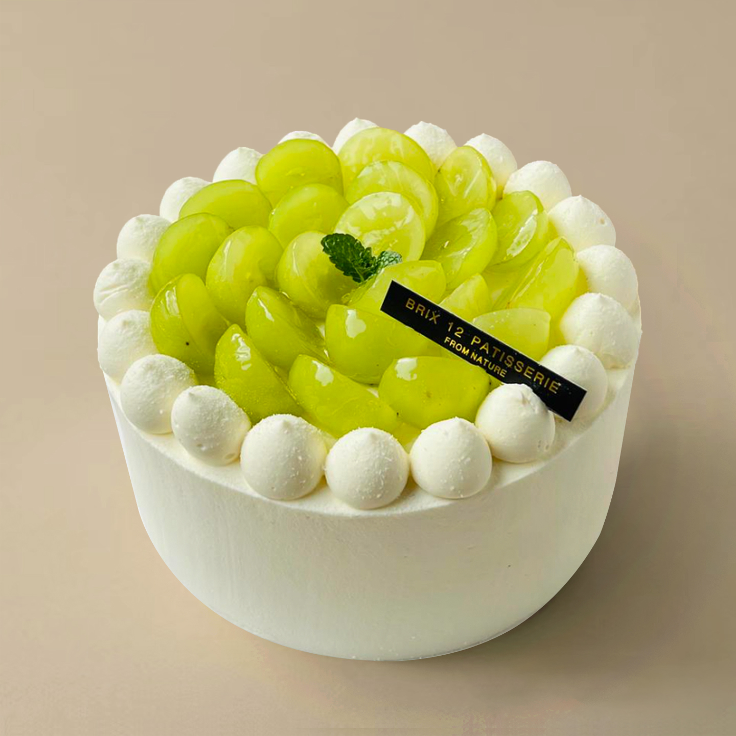 南非无籽青提奶油蛋糕