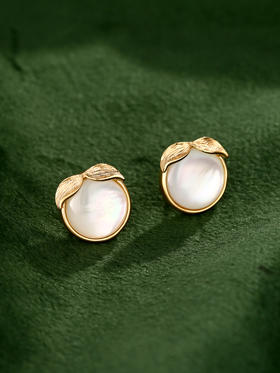 Eden Garden伊甸园花园系列 | 白贝母果实耳钉