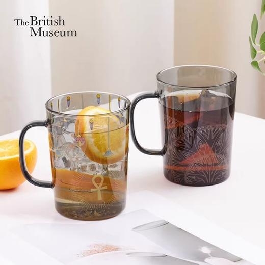 大英博物馆埃及系列 盖亚·安德森猫 伊西丝 烟灰色玻璃把手对杯情侣礼盒450ml 商品图0