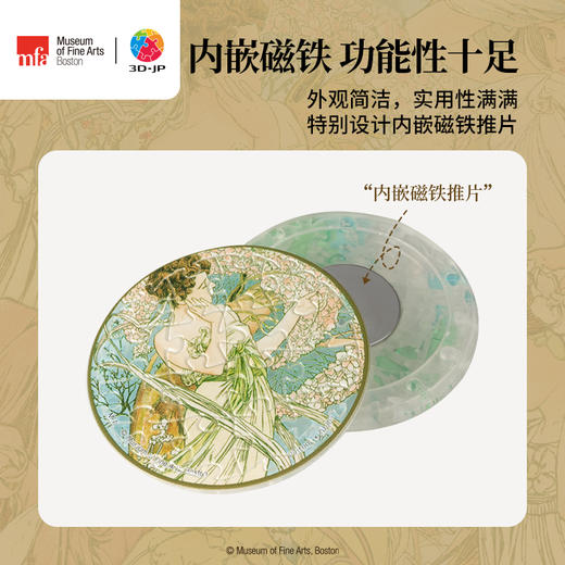 96片 磁铁拼图套餐 D1426 波士顿美术博物馆系列-穆夏-星座神话 商品图2