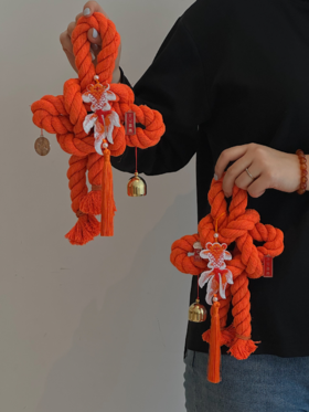 连年有“余” 万字结 新年门挂/车挂 （全国可邮寄）