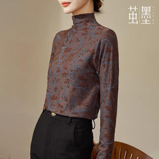 茧墨国风刺绣德绒上衣，优雅知性、舒适保暖【G】 商品图6