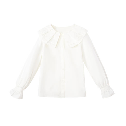 笛莎Deesha 童装女童衬衫2024春季新款长袖衬衫 商品图4