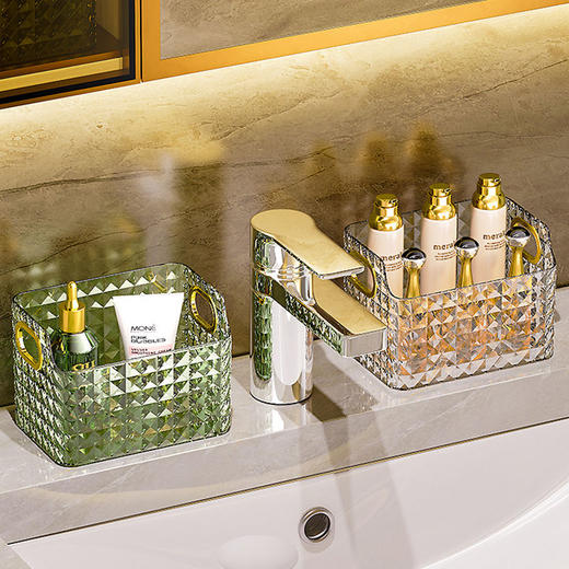 镜柜收纳盒卫生间浴室柜整理盒洗漱台桌面化妆品护肤品口红置物架 商品图5