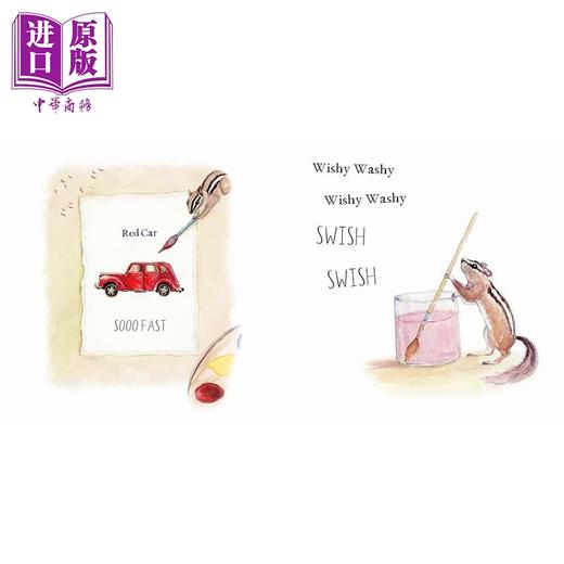 【中商原版】对孩子入门单词和颜色的教育 Wishy Washy First Words and Colors for Growing Minds英文原版 早教认知纸板书 商品图3