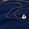 18k金单珠淡水珍珠项链 商品缩略图1
