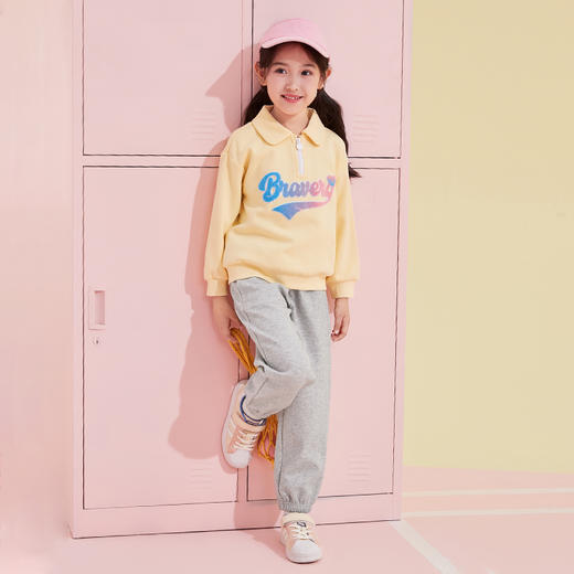 笛莎Deesha 童装女童套装2024春装新款长袖POLO领套装 商品图0