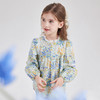 笛莎Deesha 童装女童衬衫2024春季新款长袖花版衬衫 商品缩略图1