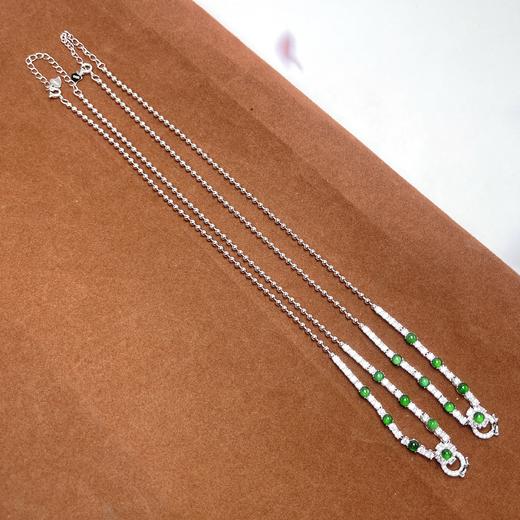 DS925翡翠项链-万能链 商品图0