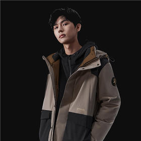 佐丹奴男装三层5A鹅绒羽绒外套 01073621