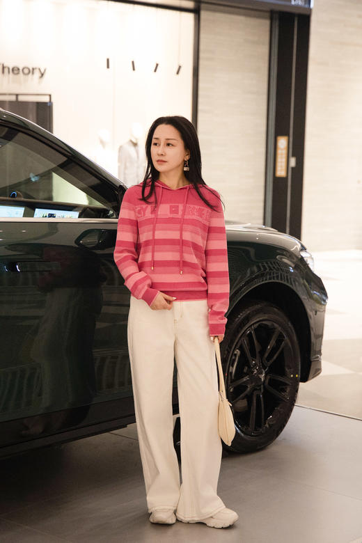 奇威双色泡泡花针法渐变条纹针织0AF0504714 商品图11