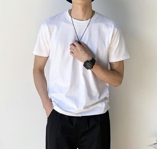 （79元4件送冰袖，单拍一件不发）马卡龙色系纯棉短T，14色可选，200g重磅棉，舒适透气，男女同款，遮肉显瘦，更百搭！！【G】 商品图3