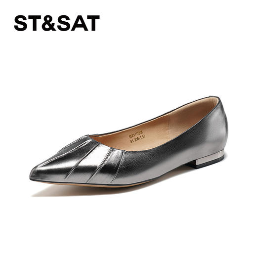 星期六温柔风尖头气质单鞋SS4111120A 商品图6