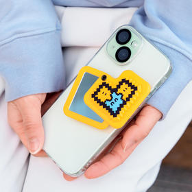 咔哒心系列手机支架镜子