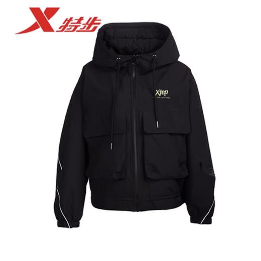 5.9折【自营】XTEP/特步2  特步薄棉服外套女2023冬新款大口袋防风保暖休闲棉衣 977428170225 商品图1