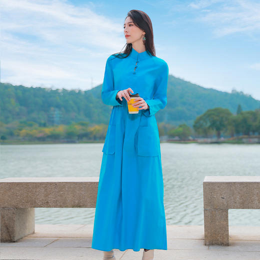 枫木叶长袖连衣裙 | 杨丽萍老师同款 | 经典款版型 原创设计 商品图5