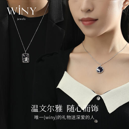 Winy925纯银十二星座系列项链送女友闺蜜老婆爱人节日生日礼物 商品图4