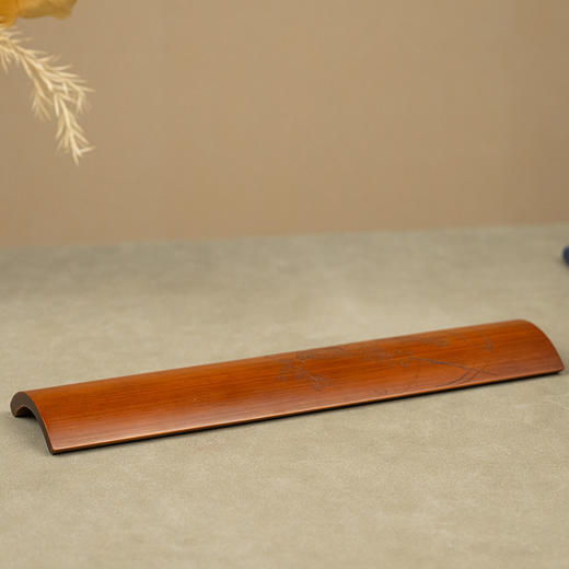 清 竹雕踏雪寻梅臂搁 商品图1