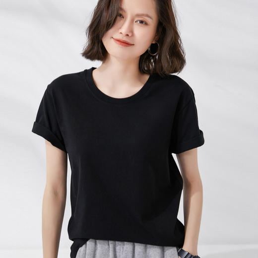 （79元4件送冰袖，单拍一件不发）马卡龙色系纯棉短T，14色可选，200g重磅棉，舒适透气，男女同款，遮肉显瘦，更百搭！！【G】 商品图9