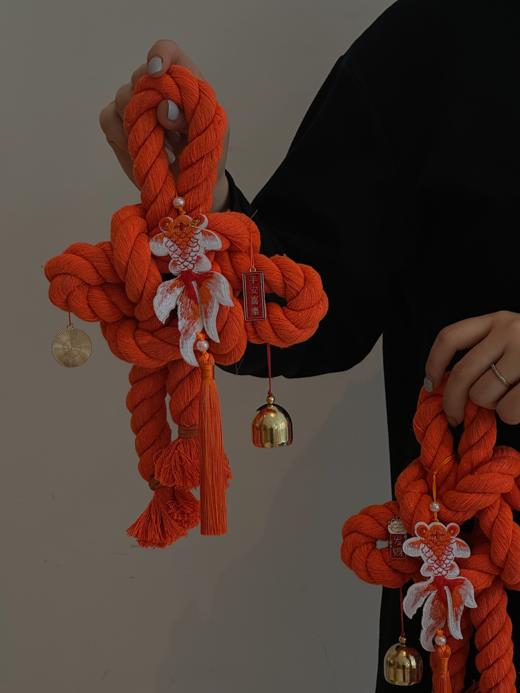 连年有“余” 万字结 新年门挂/车挂 （全国可邮寄） 商品图2