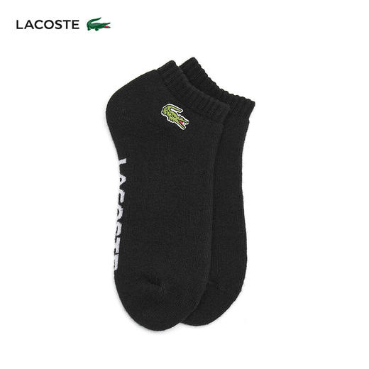 【海南专供价】Lacoste法国鳄鱼男女同款舒适亲肤透气低帮短筒袜子RA4184-98 商品图4