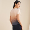 【显瘦渐变】金三塔真丝T恤女100%桑蚕丝时尚短袖小衫睡衣春夏新品  YZFEA701 商品缩略图3