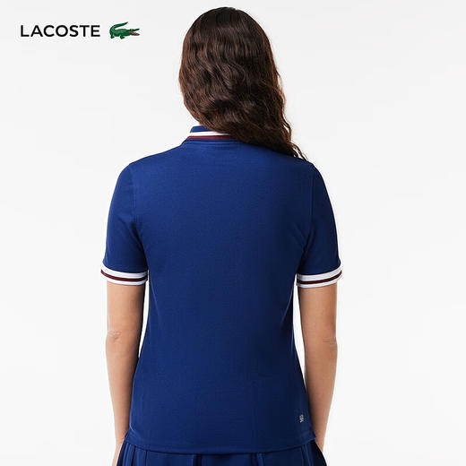 Lacoste法国鳄鱼女士新款通勤休闲百搭短袖POLO衫PF0965-98 商品图1