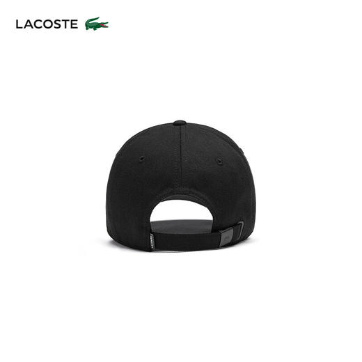 【海南专供价】Lacoste法国鳄鱼配件男女同款简约休闲百搭透气鸭舌帽RK0491-98 商品图2