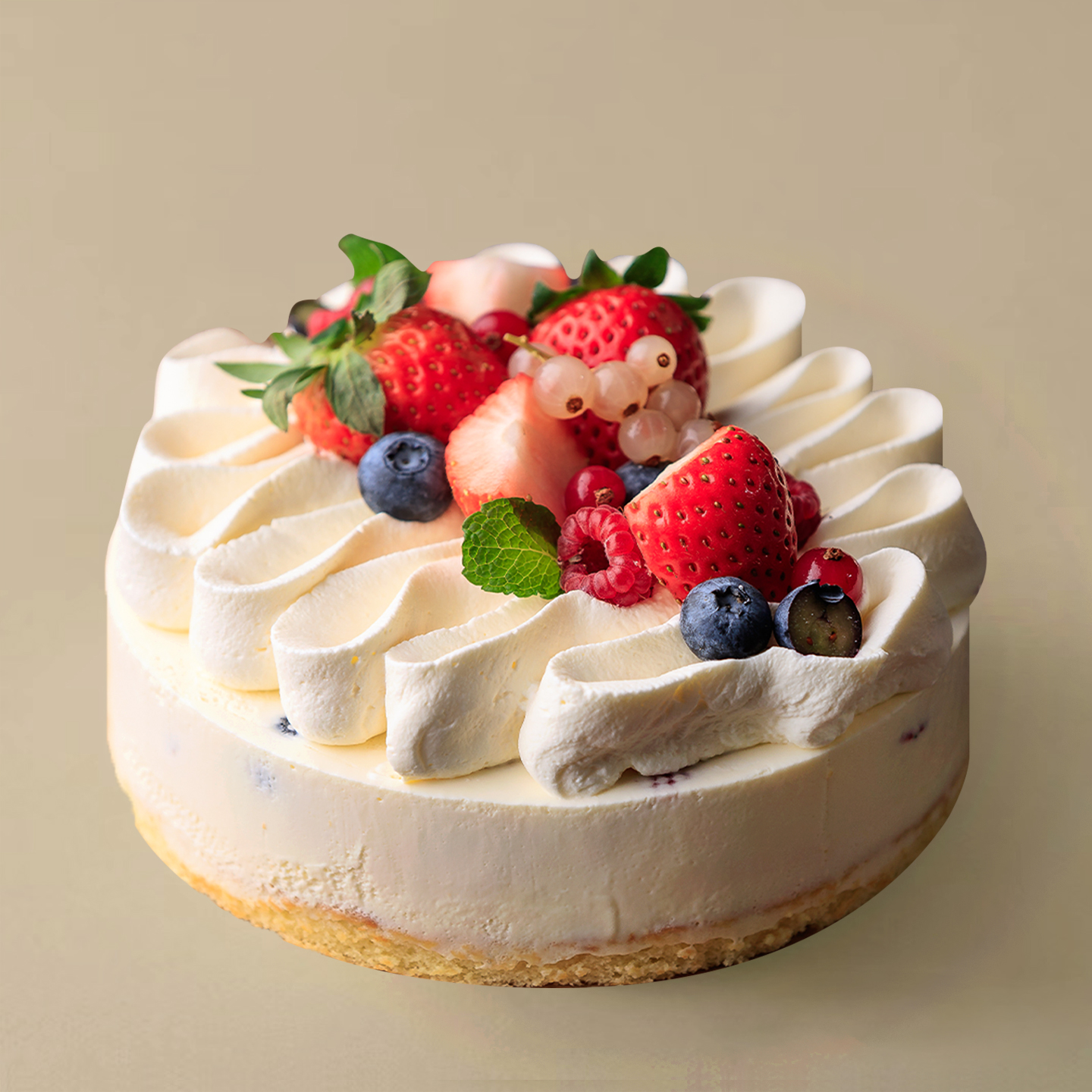 水果芝士 | 内含：草莓 蓝莓 覆盆子 经典芝士生日蛋糕