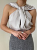 Viktoria Chan｜AW23066 sisi draped top  [ 灰 ] 商品缩略图0