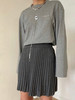 Viktoria Chan | SS23050 Shelby short knit skirt [ 针织半裙 灰 / 卡其 ] 商品缩略图13