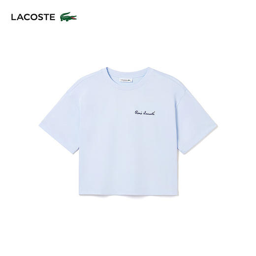 Lacoste法国鳄鱼女装新款时尚休闲T恤TF1605-98 商品图0